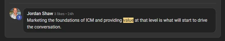 Community member feedback