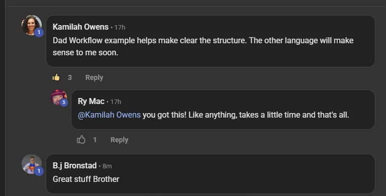 Community member feedback
